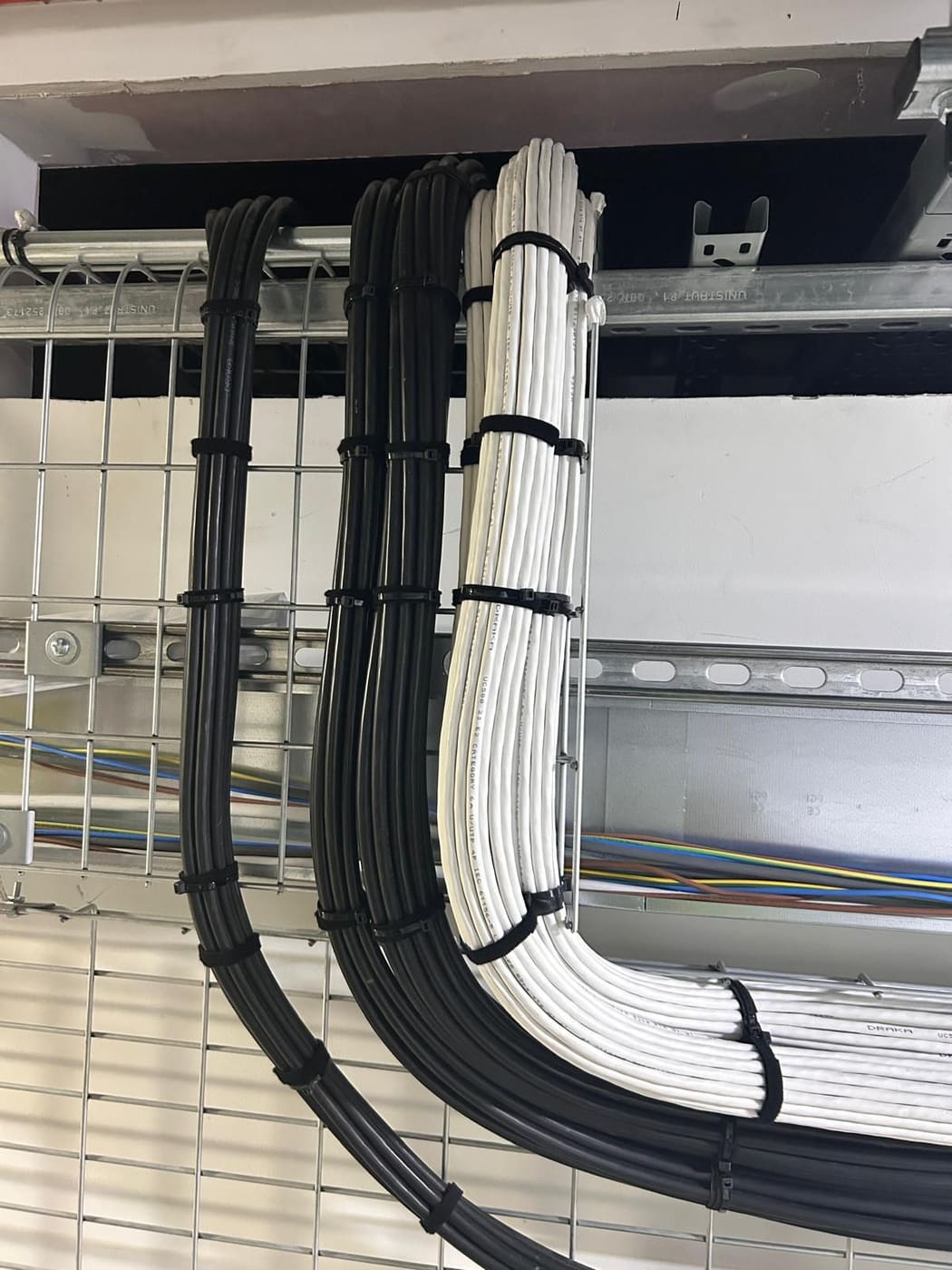 Riser containment and Cat6A backbone through a multi-floor building